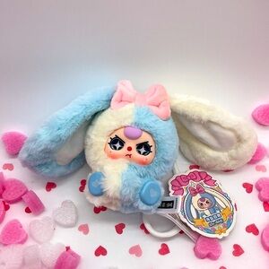Baby Three Alice Rabbit Town Blue Bunny Plush Keychain | Blind Box